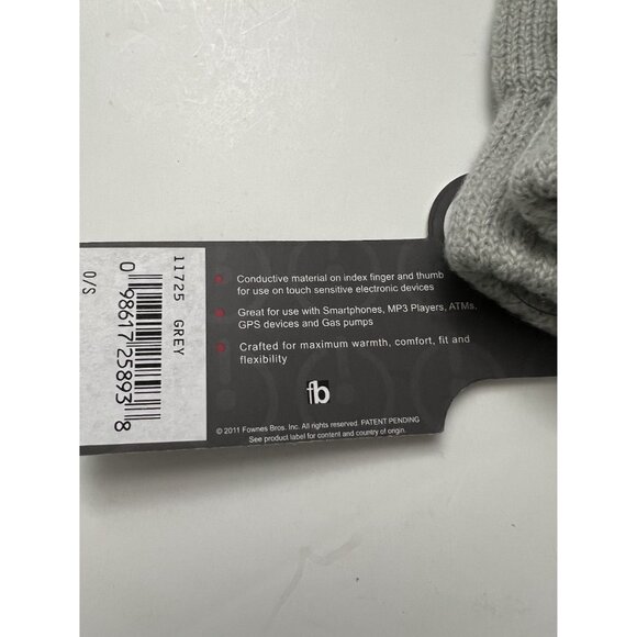 Touchpoint Smart Gloves For Touch Sensitive Devices One Size White Ivory - Picture 3 of 3